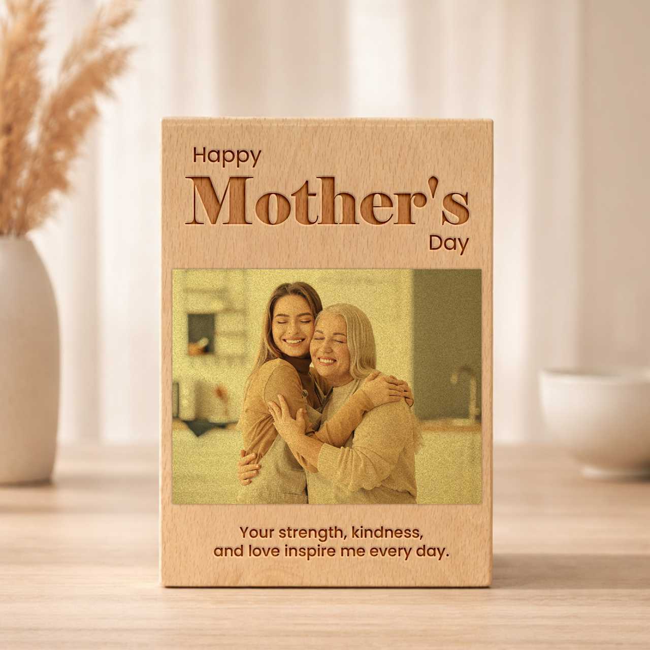 Wooden Plaque Print for Mom