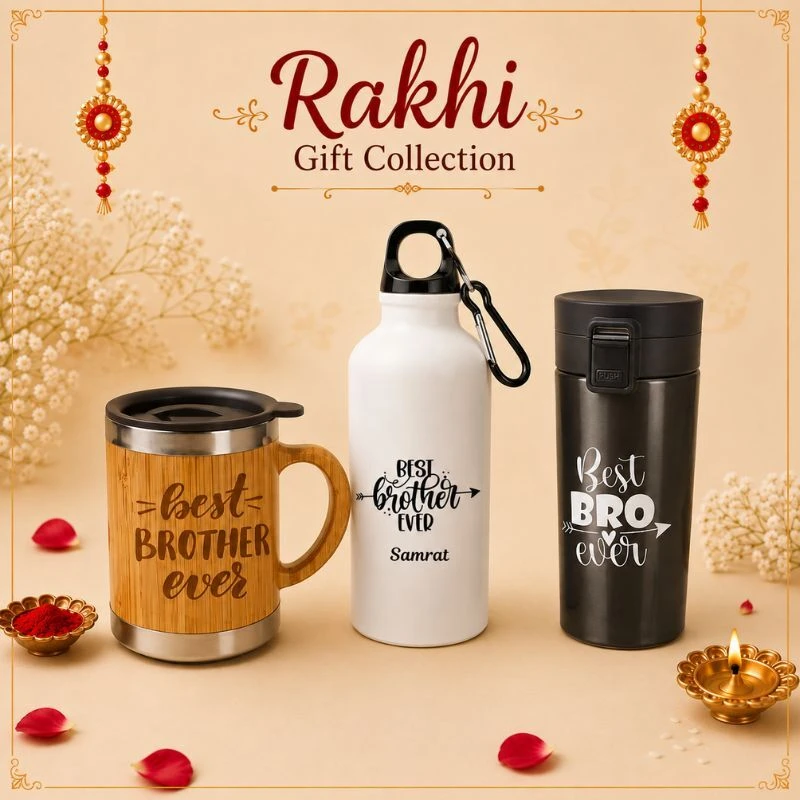 Rakhi Mugs & Bottles