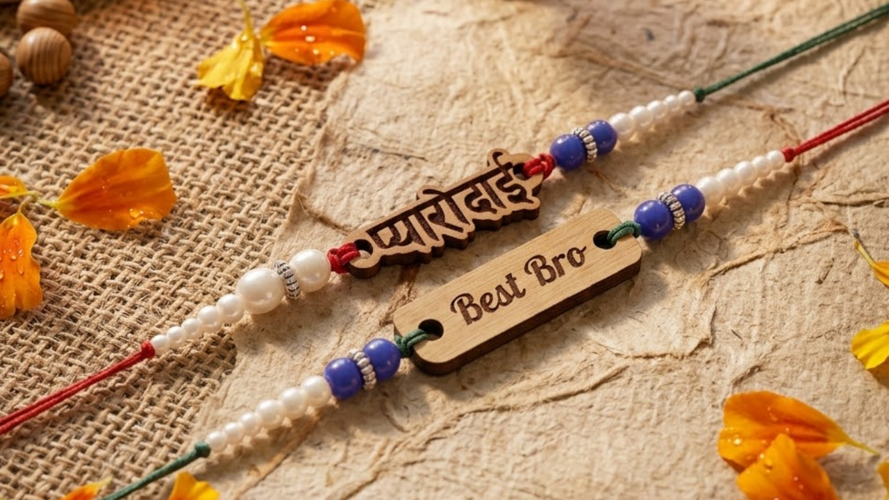 Send Eco-Friendly Rakhi to Nepal 2026: Giftmandu's New Wooden Rakhi Collection