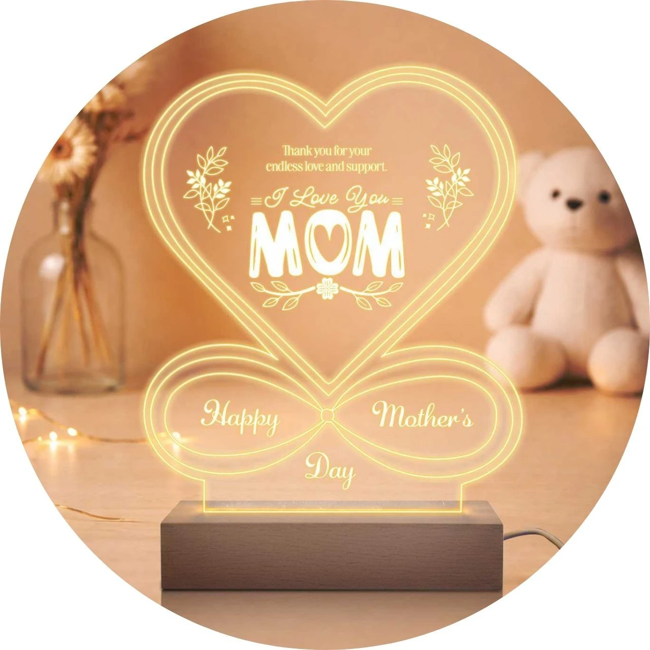 Acrylic Lamps for Mom
