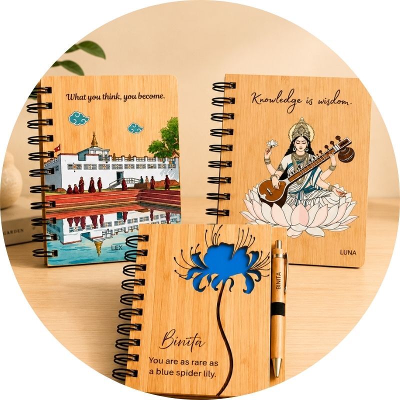Wooden Notebook
