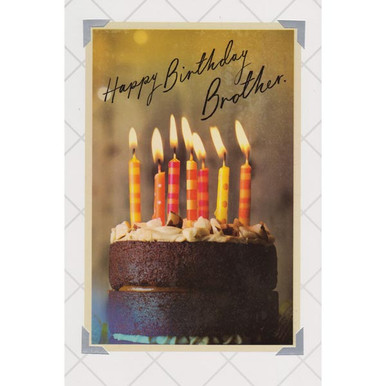 Happy Birthday Brother - Greeting Card