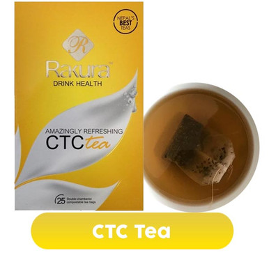 Citrus Rakura Tea Rakura Amazingly Refreshing CTC Tea (25 Tea Bags) Tea, Coffee, Juice ...
