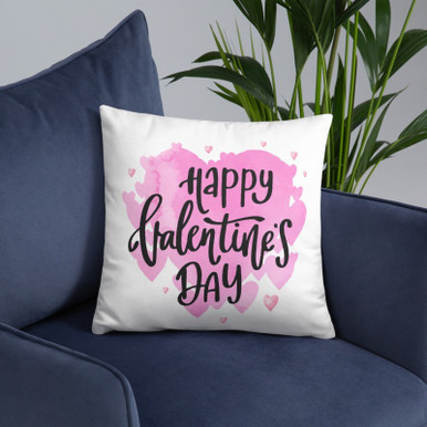 ''Happy Valentine's Day'' Printed Cushion Gift (04)