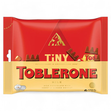 Toblerone Tiny Swiss Milk Chocolate With Honey & Almonds Nougat 200g