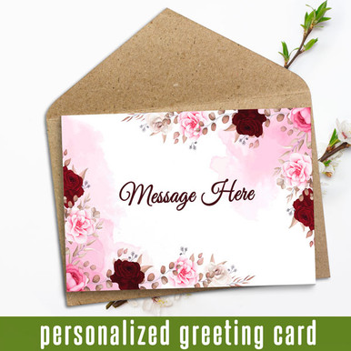 Your Message In Personalized Greeting Card