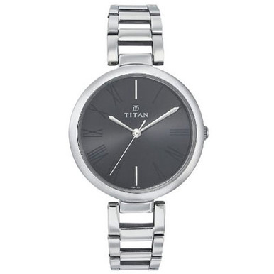 Titan Workwear Black Dial Analog Watch for Women (2480SM02)