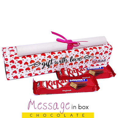 Kitkat Chunky Chocolates in Box with Your Message