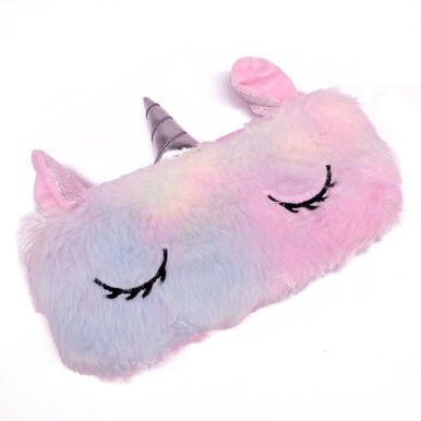Soft Fluffy Plush Unicorn Pencil/Cosmetic Purse