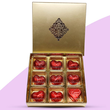 Luxurious Gourmet Chocolates Box (9 Pcs)