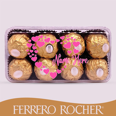Personalized Name Print Ferrero Rocher Chocolate 200g Gift Contents ...