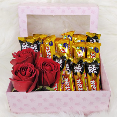 Cadbury 5 Star & Roses Special Gift Box Chocolates Gift to Nepal ...