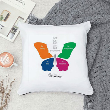 Butterfly Design Cushion For Women's Day