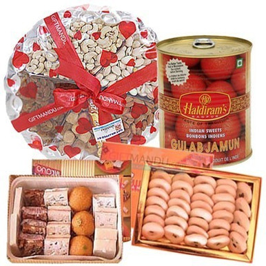 Mithai, Dry Nuts & Tin pack Sweets