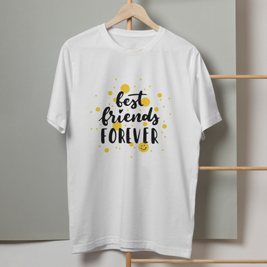 Best Friends Forever Printed T-shirt- L, XL, XXL