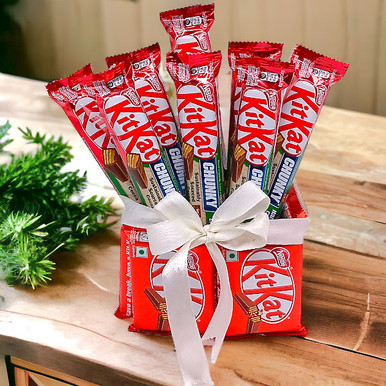 Nestle Kitkat Chocolates Bouquet Gift Hampers Gift to Nepal | Giftmandu