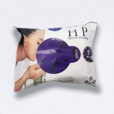 Hilton Packard Lavender Cleansing Moisturizing Facial Wet Wipes Tissues 25 pcs
