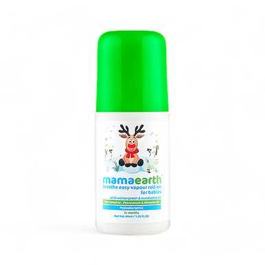 Mamaearth Breath Easy Vapour Roll-On for Babies 40ML