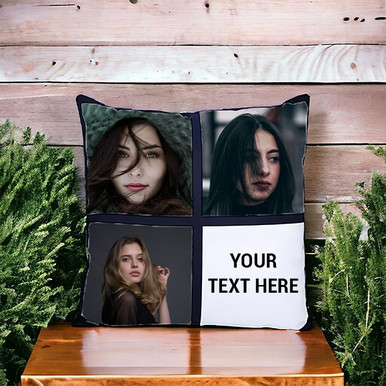 Personalized 4 Set Photo in Cushion