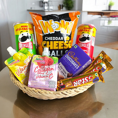 Sweet and Savoury Treats Hamper Gift Hampers Gift to Nepal | Giftmandu