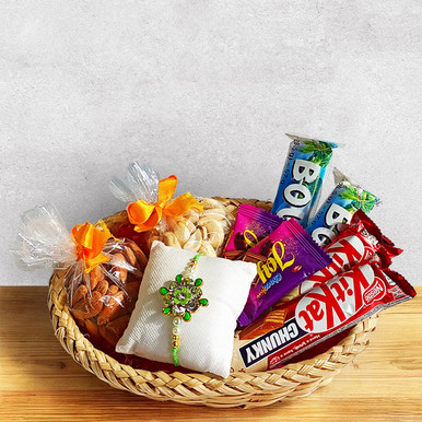 Raksha Bandhan Treasure Basket Raksha Bandhan Gift to Nepal | Giftmandu