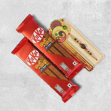 KitKat Pair For Brother as Rakhi Hamper