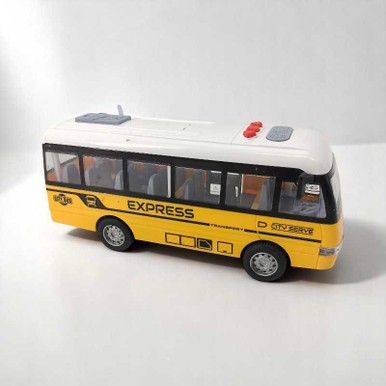 Yellow Mini Express Bus Toy for Kids Gift to Nepal | Giftmandu