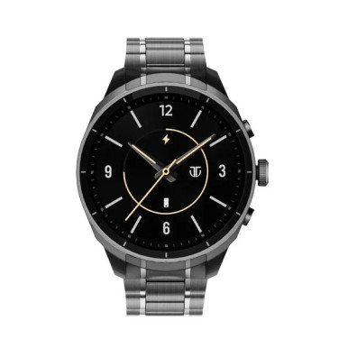 Titan Heritage Premium Smartwatch with All SS Design, 3.6 CM AMOLED Display, BT Calling, Advanced Chipset, Titan Health -90207NM01