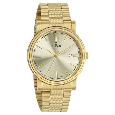 Titan Men Blue Dial Watch for Men (90041KM02) For Him Gift to