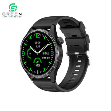 Green Orbit 2.0 AI Silicon Strap Smartwatch