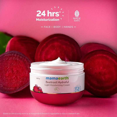 Mamaearth Beetroot Hydraful MoisturizingCream 200g 8904417318074