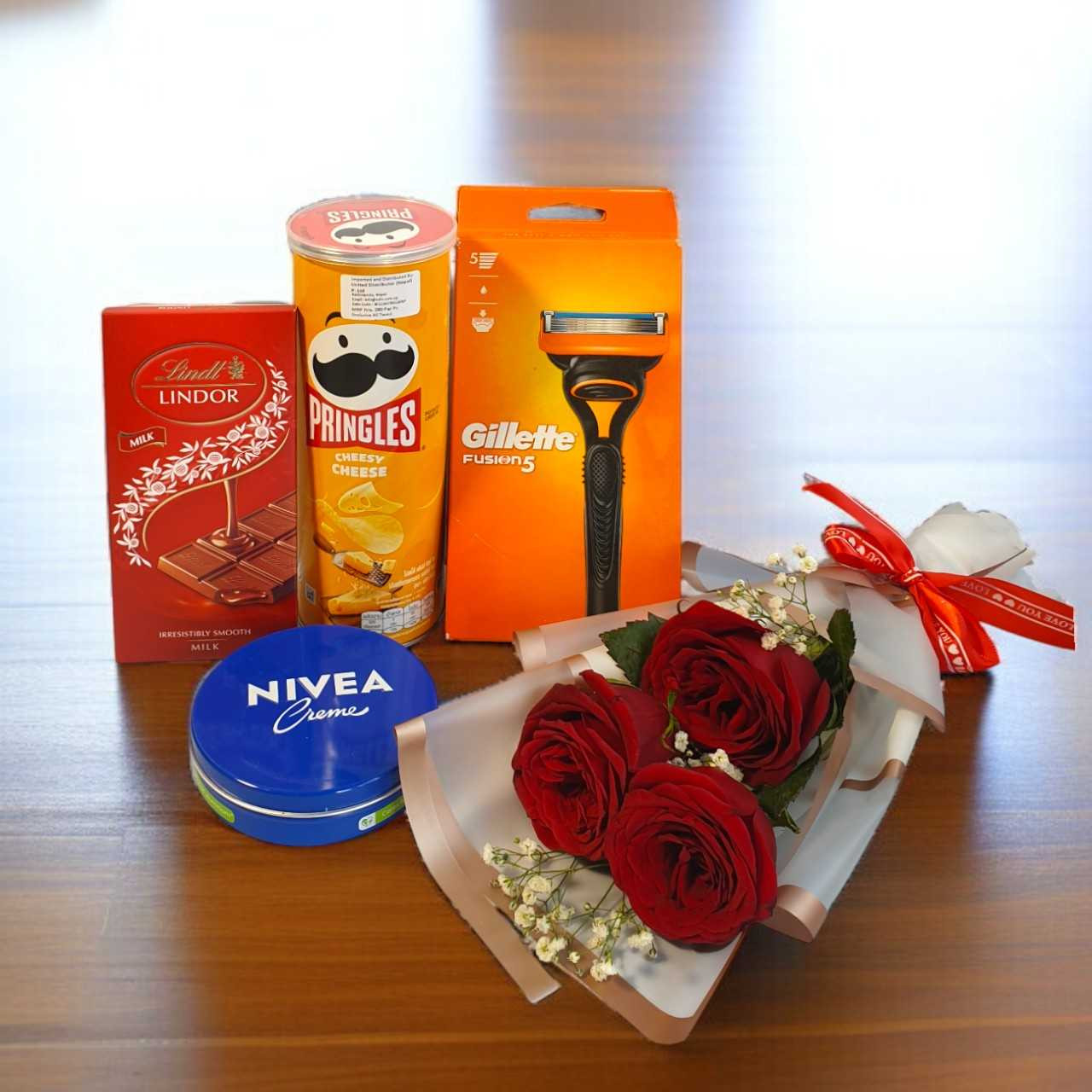 Roses, Grooming Essentials & Snacks