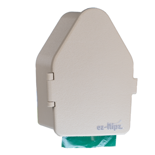 ez-Ripz Khaki Wall Mounted Dog Poop Bag Dispenser, For Most Brand Bags