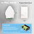 ez-Ripz White Wall Mounted Dog Poop Bag Dispenser, For Most Brand Bags