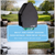 ez-Ripz Black Wall Mounted Dog Poop Bag Dispenser, For Most Brand Bags