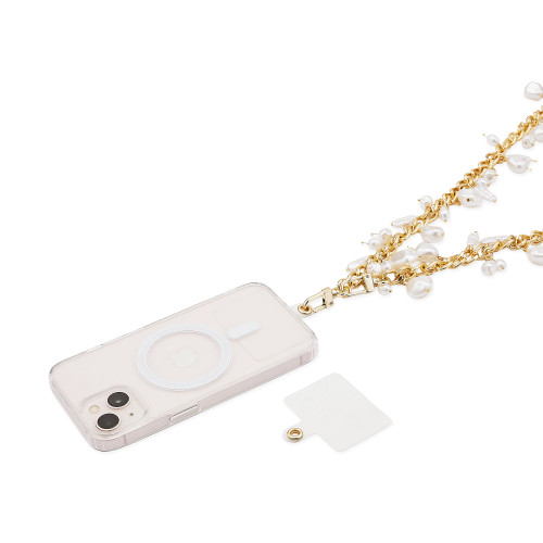 Anaar Firefly Dazzler Mobile Chain with Baroque Pearl Embellishments