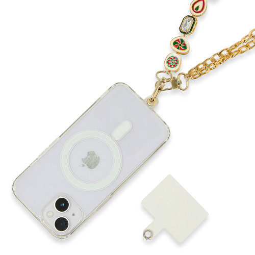 Anaar Dramanama Dazzler Mobile Chain with Kundan, Polki & Meenakari Embellishments