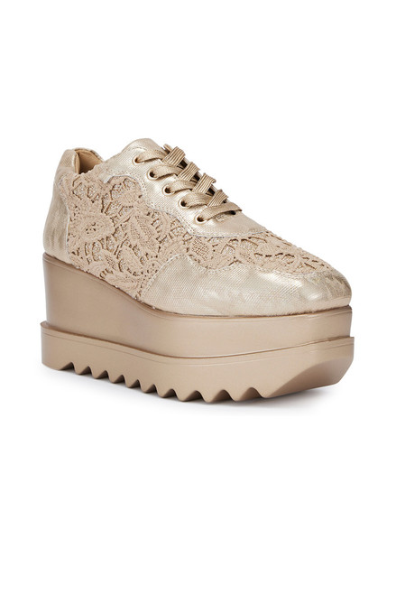 Anaar Noorani WEDGE SNEAKERS, Womens Festive, Special Occasion and Partywear Premium Shoes