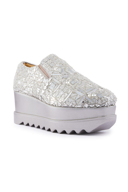 Anaar Saturday Night Wedge Sneakers, Womens Festive, Special Occasion and Partywear Premium Shoes