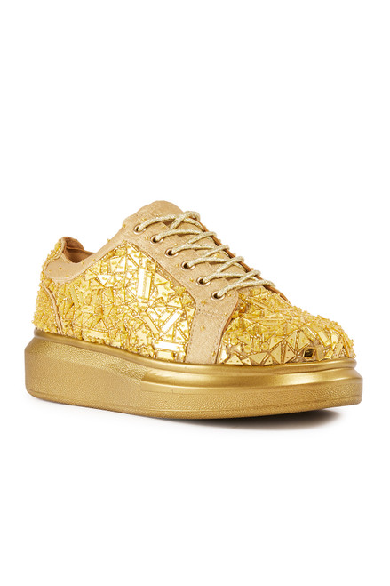 Anaar Terrazzo Classic Sneakers, Womens Festive, Special Occasion and Partywear Premium Shoes
