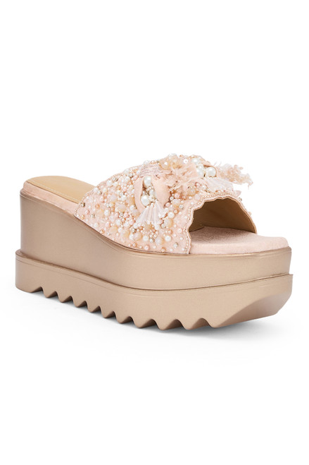 Anaar Fleur De Pearl Sandals, Womens Festive, Special Occasion And Partywear Premium Sandals