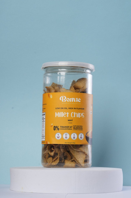 Bonvie Millet Chips Mint – Crunchy & Healthy Snack