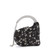 Anaar Showtime Annette Clutch – Black & Silver Swarovski Embellished A-Frame Handbag