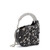 Anaar Showtime Annette Clutch – Black & Silver Swarovski Embellished A-Frame Handbag
