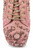 Anaar Jhoomar Wedge Sneakers – Pink Satin & Faux Leather Hand-Embroidered Wedges with Zardozi, Beads & Pearls