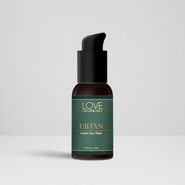 Love Organically Ubtan Gulab Face Wash – Natural Exfoliation & Radiance with Desi Gulab, Apricot, Rice, and Turmeric Pack of 2