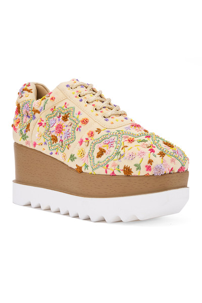 Anaar Rangeela WEDGE SNEAKERS, Womens Festive, Special Occasion and Partywear Premium Shoes