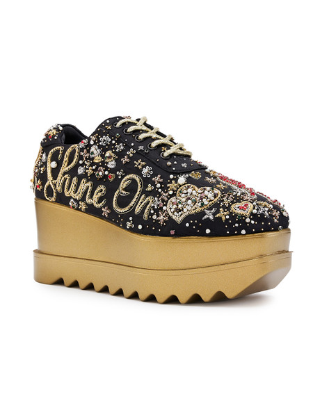 Anaar Lustre Love Wedge Sneakers, Womens Festive, Special Occasion and Partywear Premium Shoes