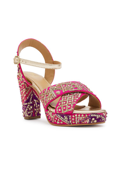 Anaar Maahi Platform Sandals, Womens Festive, Special Occasion and Partywear Premium Sandals