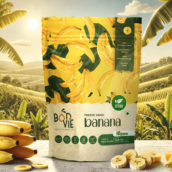 Bonvie Freeze Dried Banana – Healthy & Natural Fruit Snack